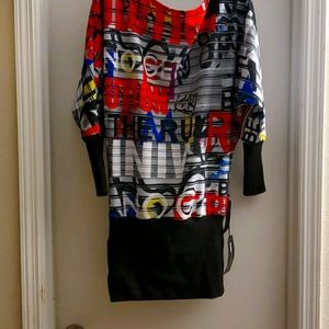 Gabrielle Union Graffiti Dress